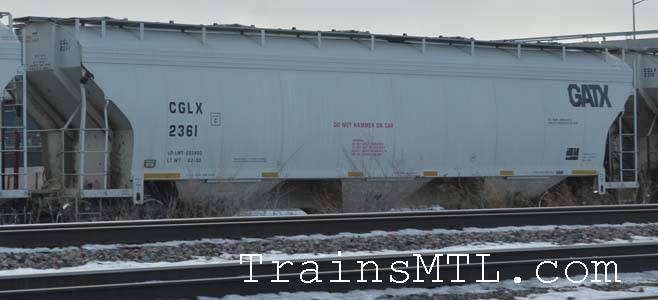 Car/wagon CGLX2361 left side / coté gauche